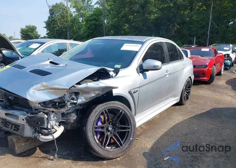 2015 Mitsubishi Lancer Evolution Gsr из США, поврежденный, VIN JA32W8FV9FU006713